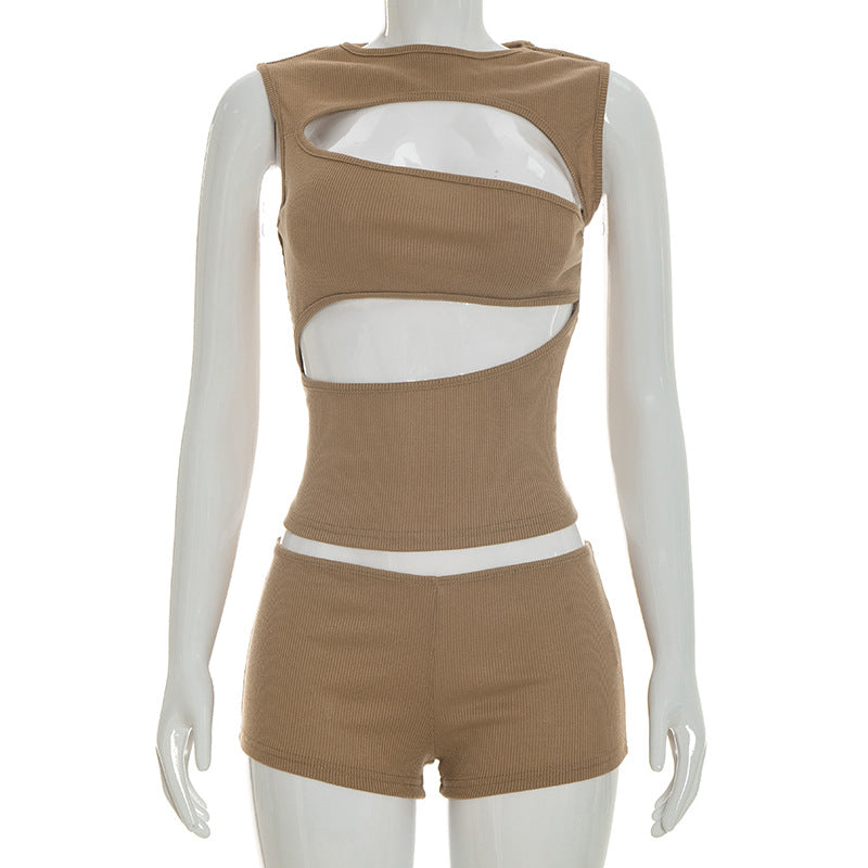 Sleeveless Women's Two-Piece Set