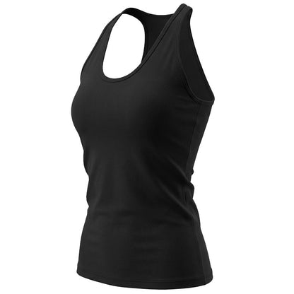 Sleeveless Yoga Top with Built-in Chest Pad