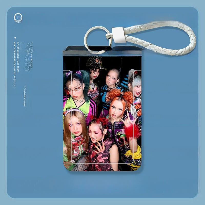 Sliding Card Holder with Lanyard