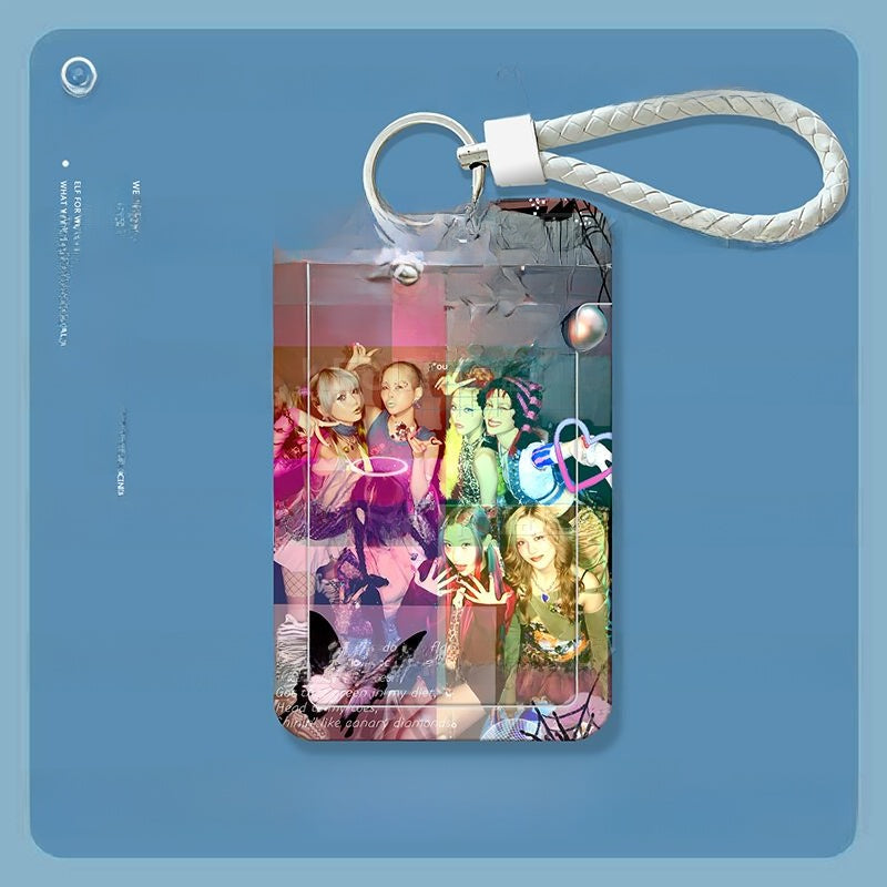 Sliding Card Holder with Lanyard