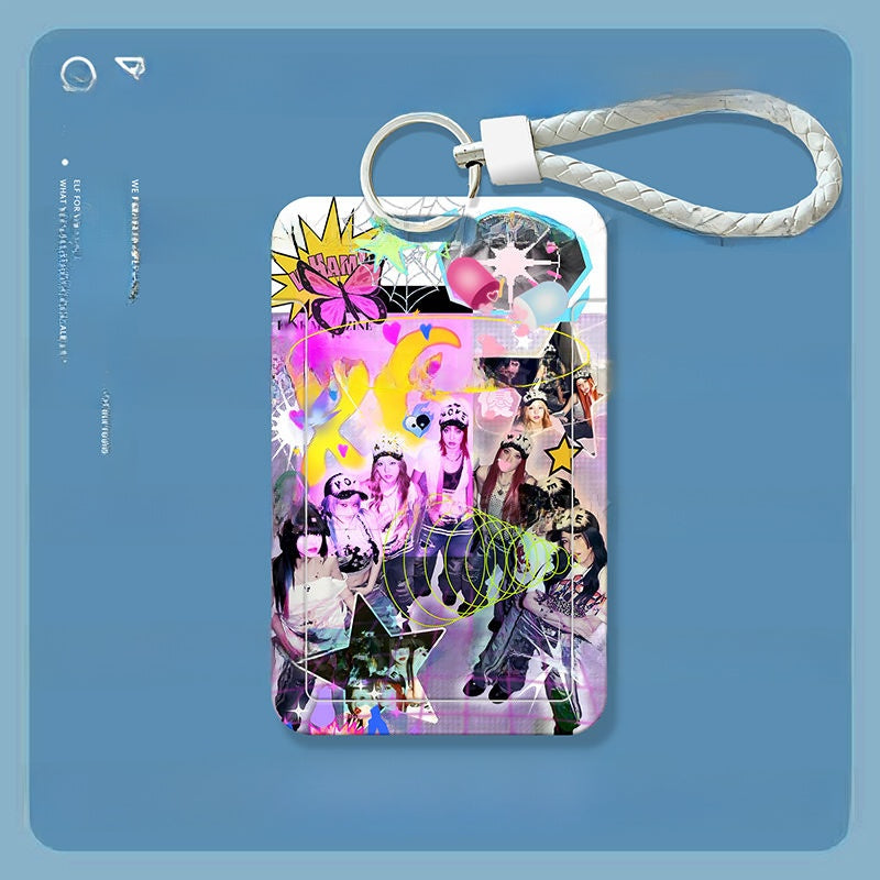 Sliding Card Holder with Lanyard