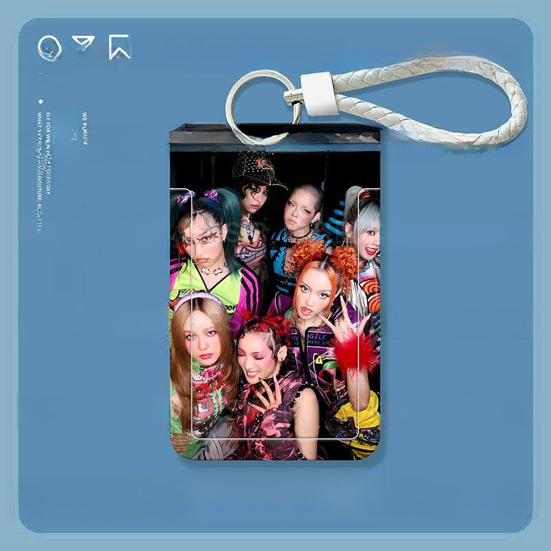 Sliding Card Holder with Lanyard