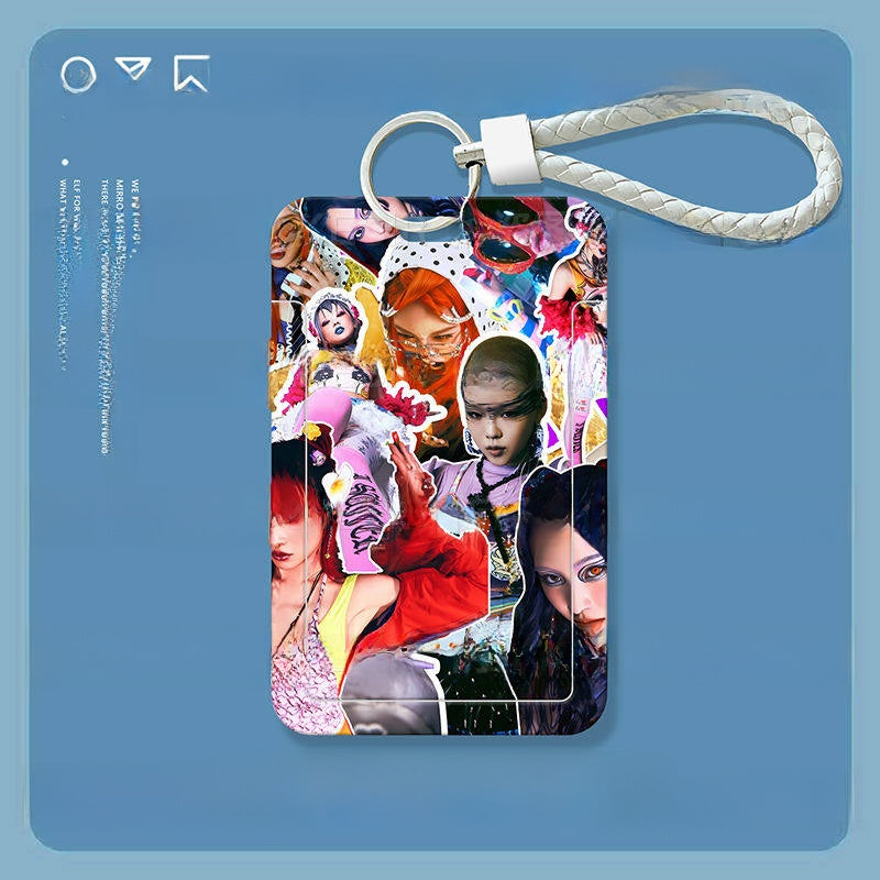 Sliding Card Holder with Lanyard