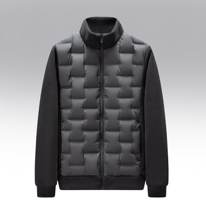 Slim and form-fitting down jacket