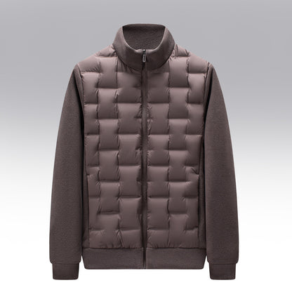 Slim and form-fitting down jacket