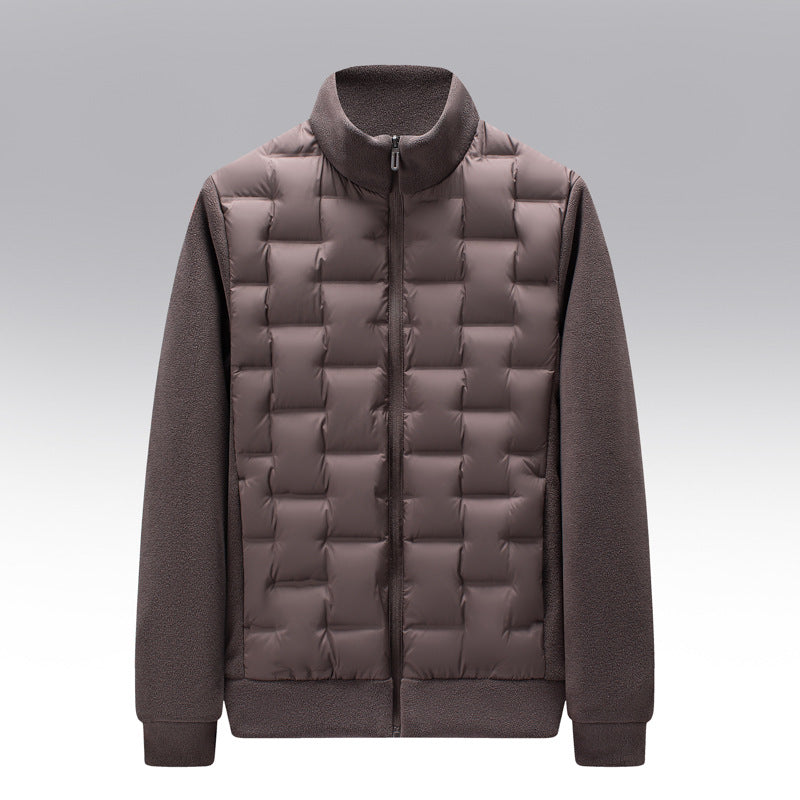 Slim and form-fitting down jacket
