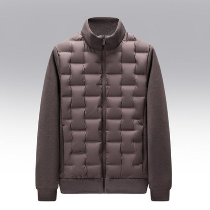Slim and form-fitting down jacket