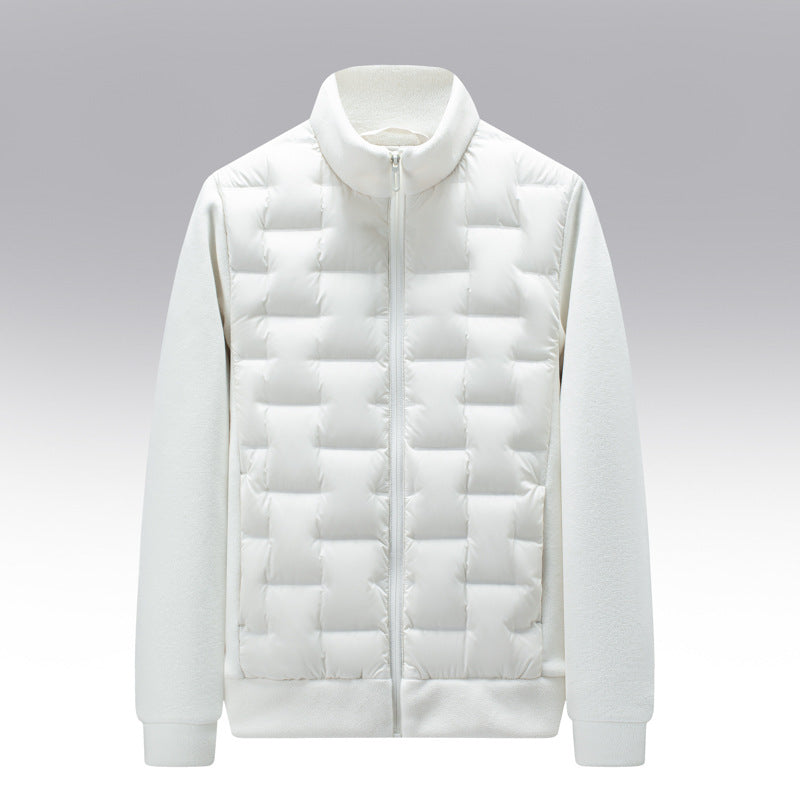 Slim and form-fitting down jacket
