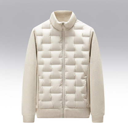 Slim and form-fitting down jacket