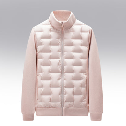 Slim and form-fitting down jacket