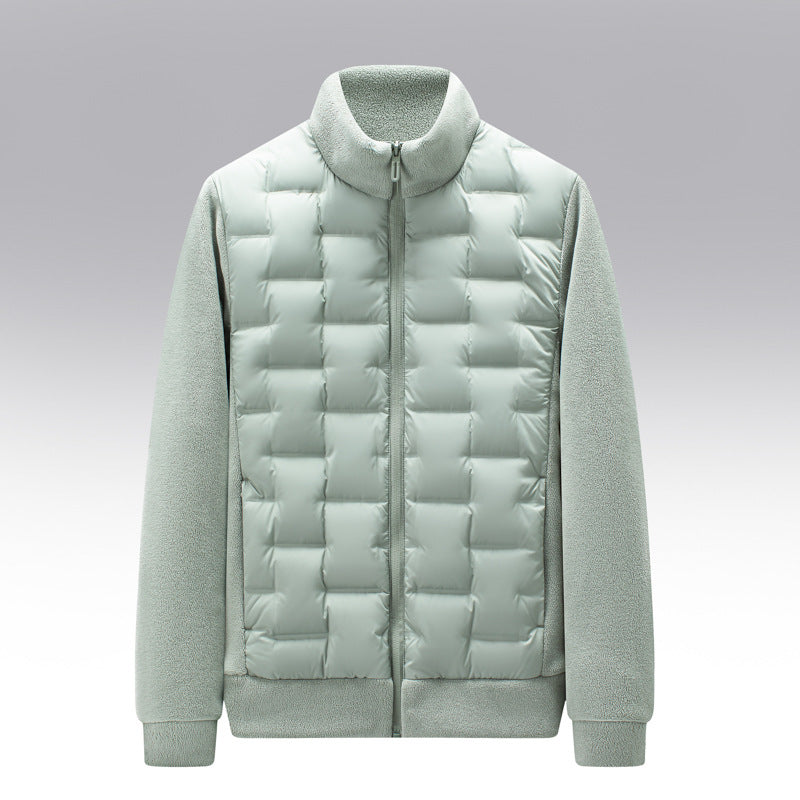 Slim and form-fitting down jacket