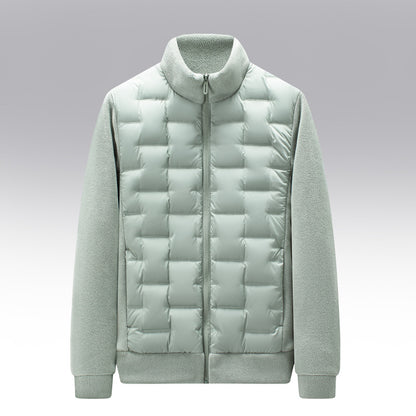 Slim and form-fitting down jacket