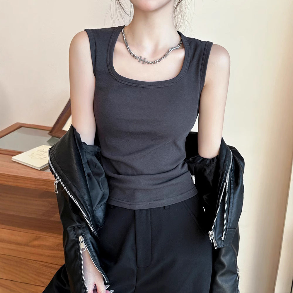 Slim Fit Base Layer Top for Outerwear