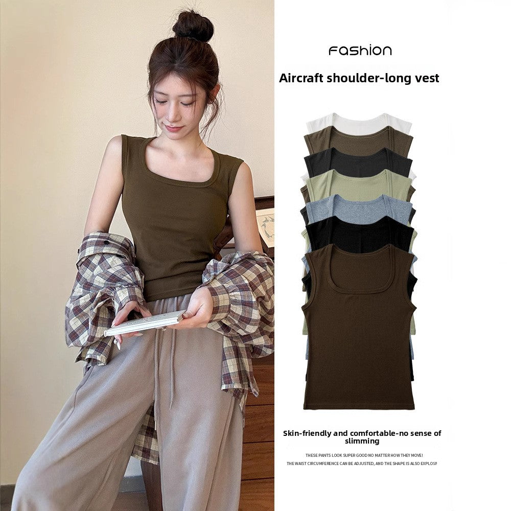 Slim Fit Base Layer Top for Outerwear