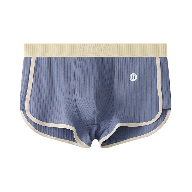 Slim-Fit Breathable Cotton Men's Boxer Briefs