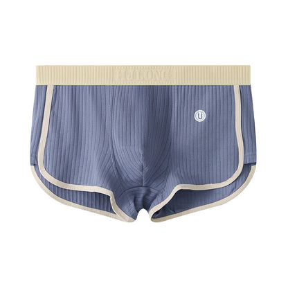 Slim-Fit Breathable Cotton Men's Boxer Briefs