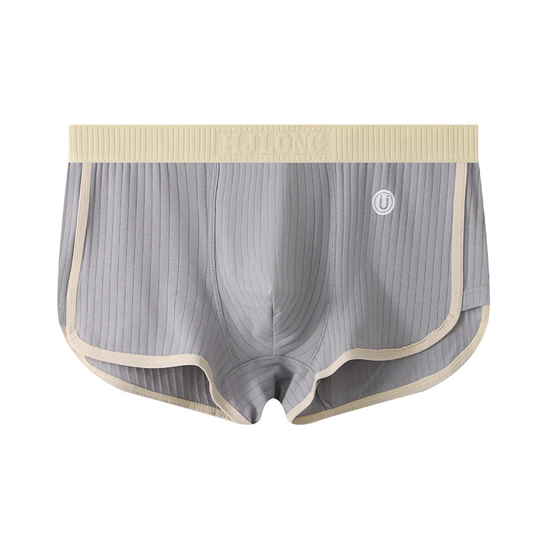 Slim-Fit Breathable Cotton Men's Boxer Briefs