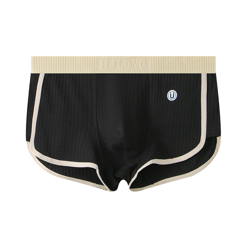 Slim-Fit Breathable Cotton Men's Boxer Briefs