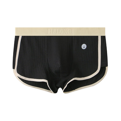 Slim-Fit Breathable Cotton Men's Boxer Briefs