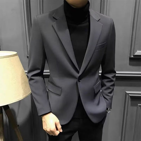 Slim Fit Business Casual Suit Jacket