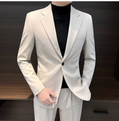 Slim Fit Business Casual Suit Jacket