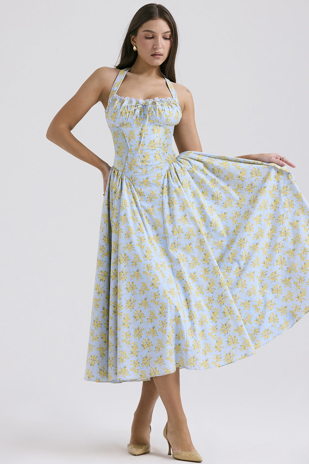 Slim-fit camisole dress