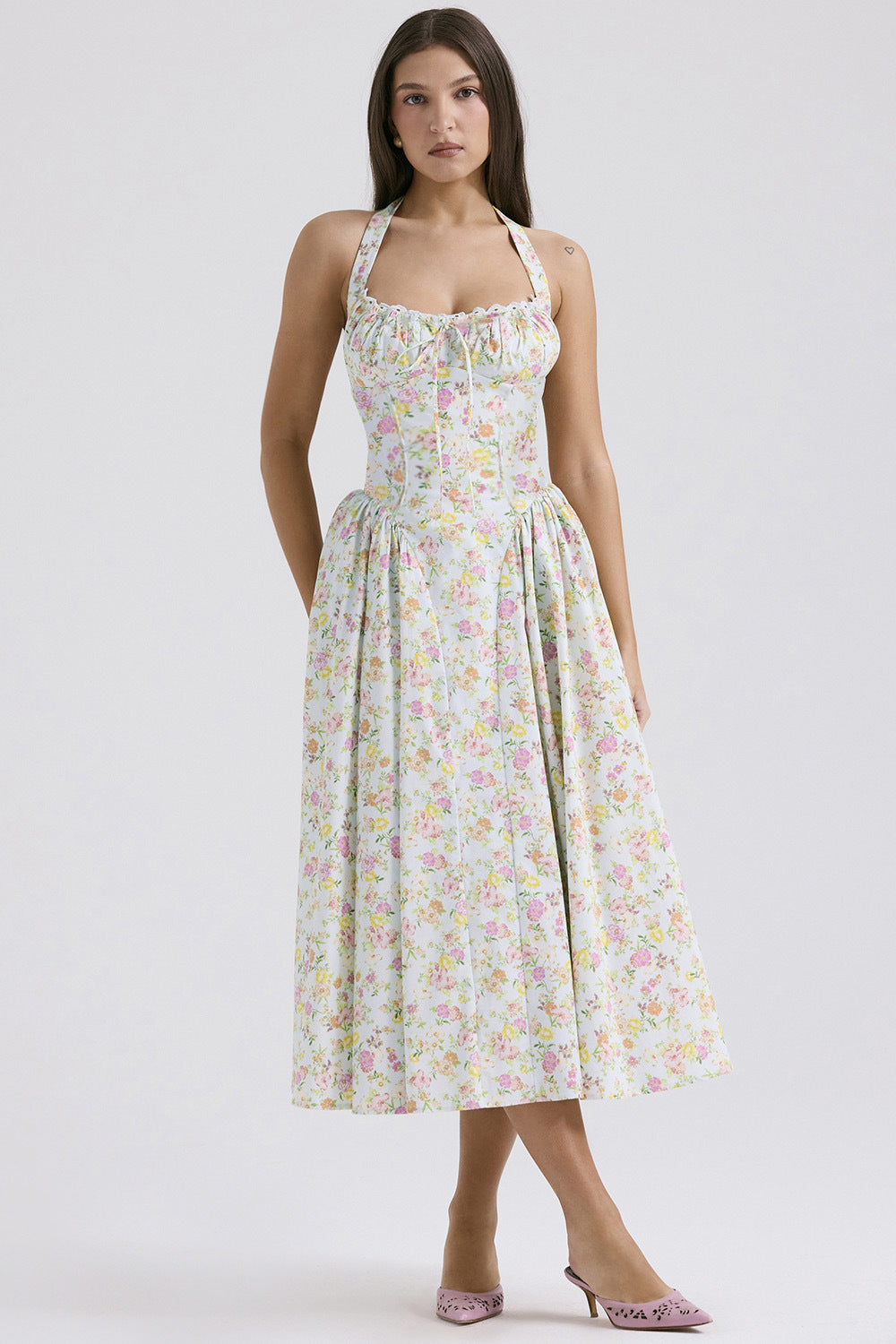 Slim-fit camisole dress