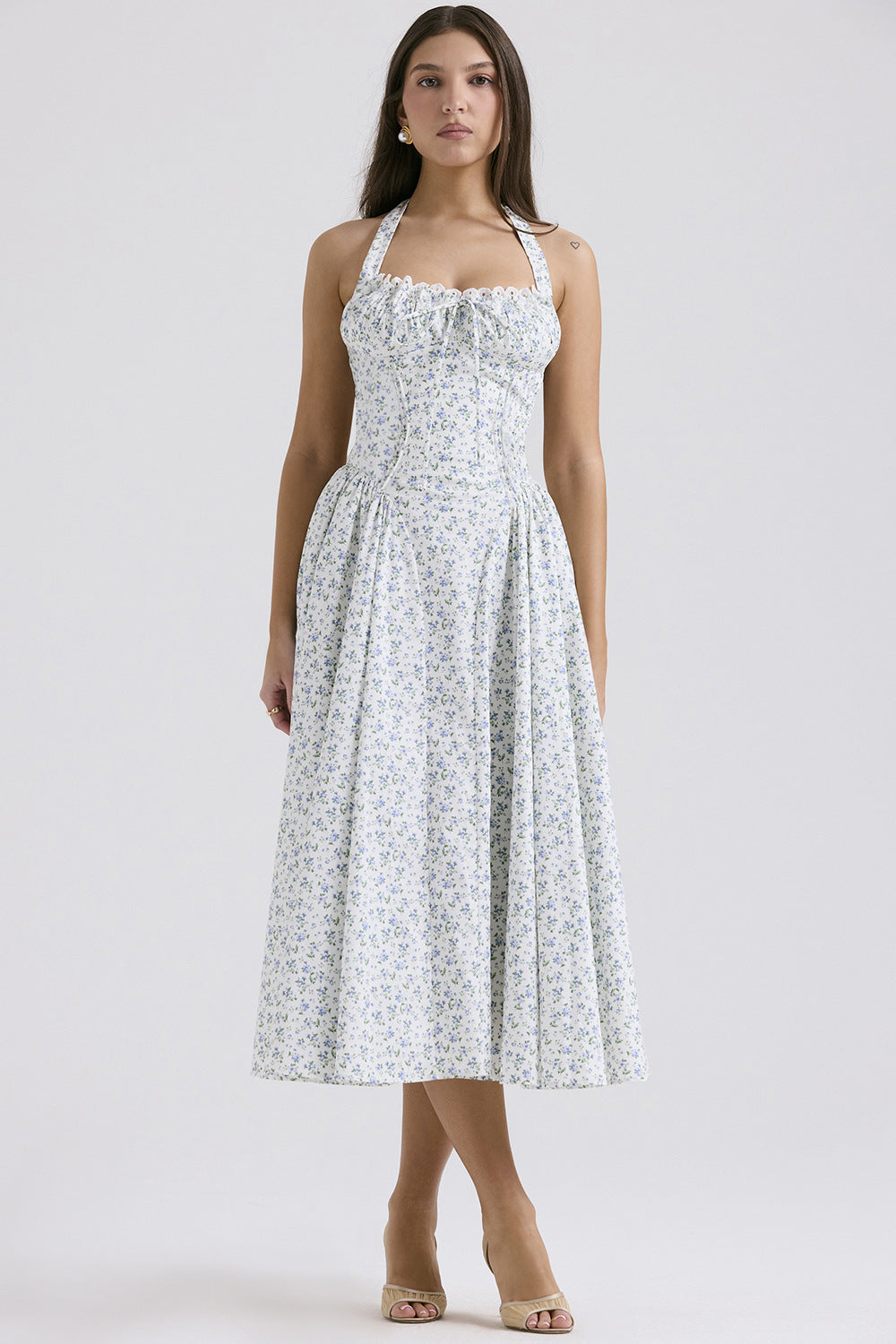 Slim-fit camisole dress