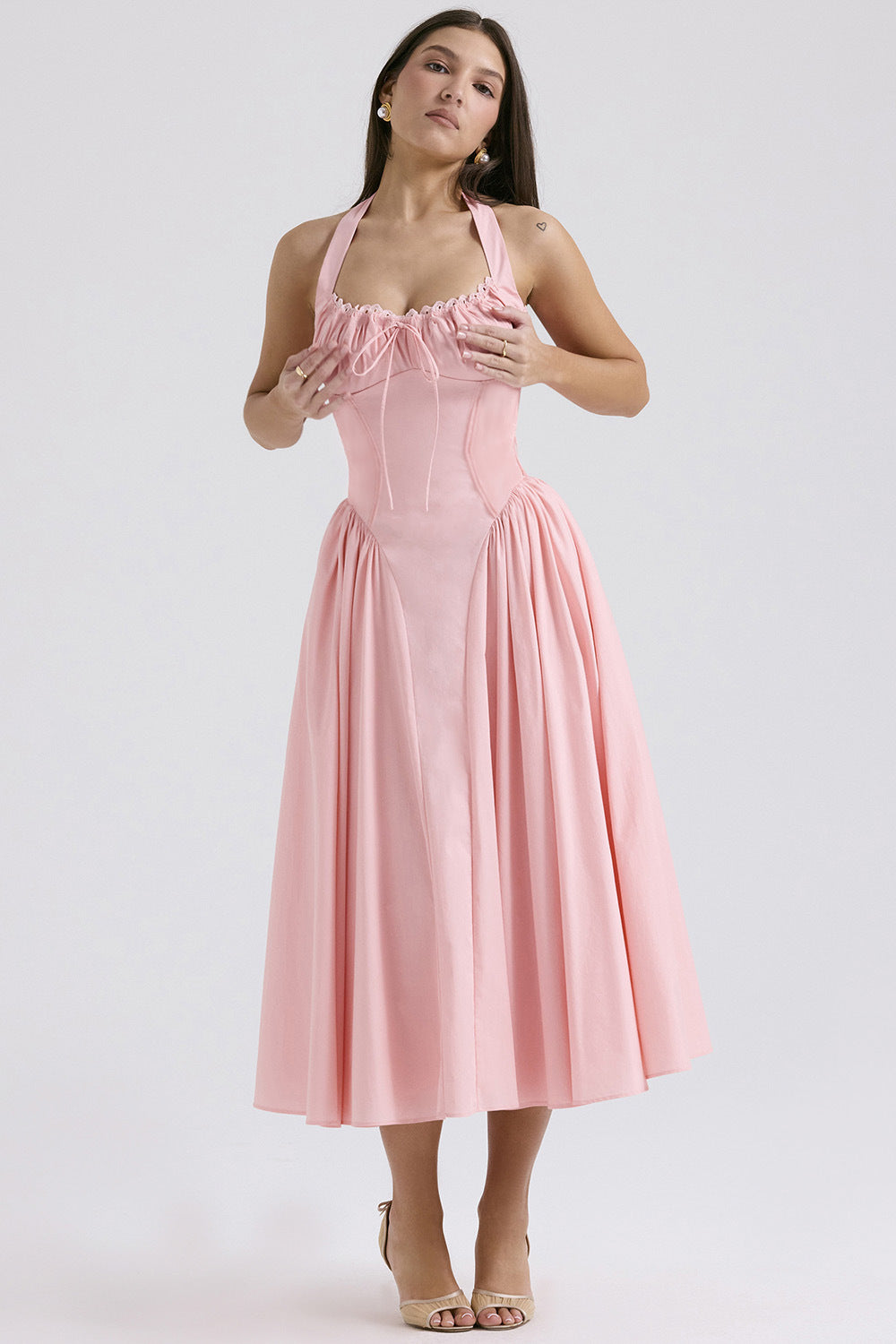 Slim-fit camisole dress