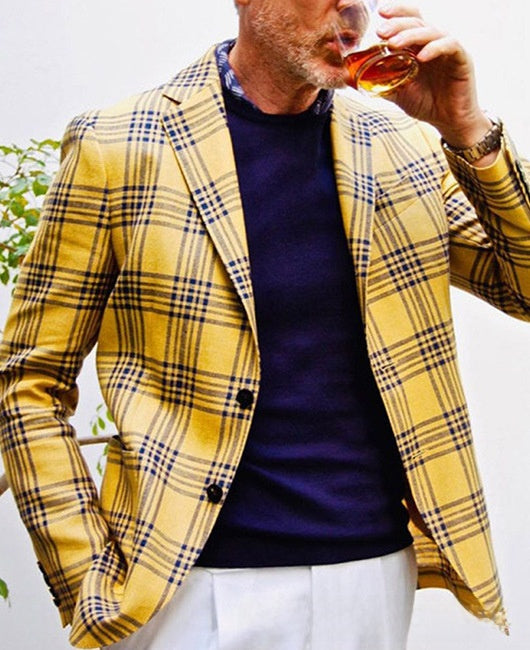 Slim Fit Casual Suit Jacket