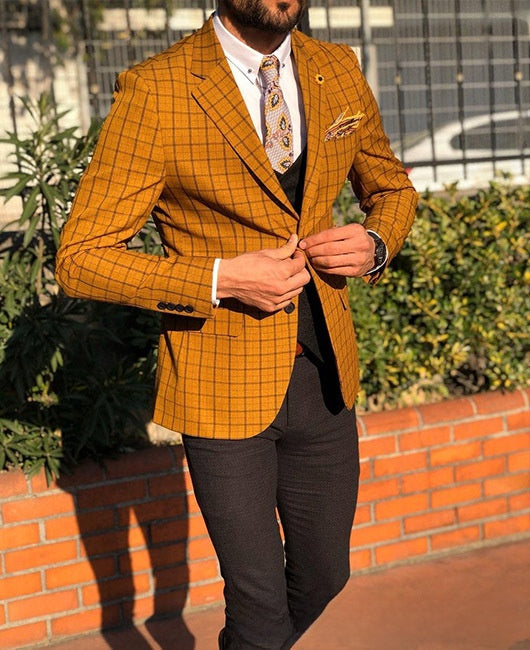 Slim Fit Casual Suit Jacket