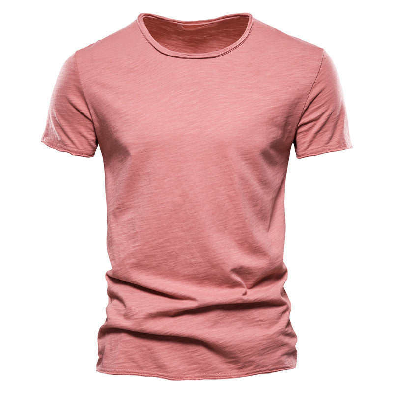 Slim Fit Cotton Short Sleeve T-Shirt