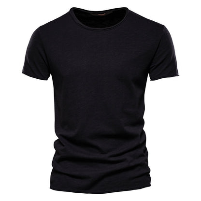 Slim Fit Cotton Short Sleeve T-Shirt