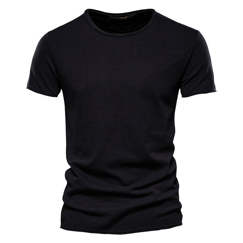 Slim Fit Cotton Short Sleeve T-Shirt