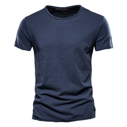 Slim Fit Cotton Short Sleeve T-Shirt