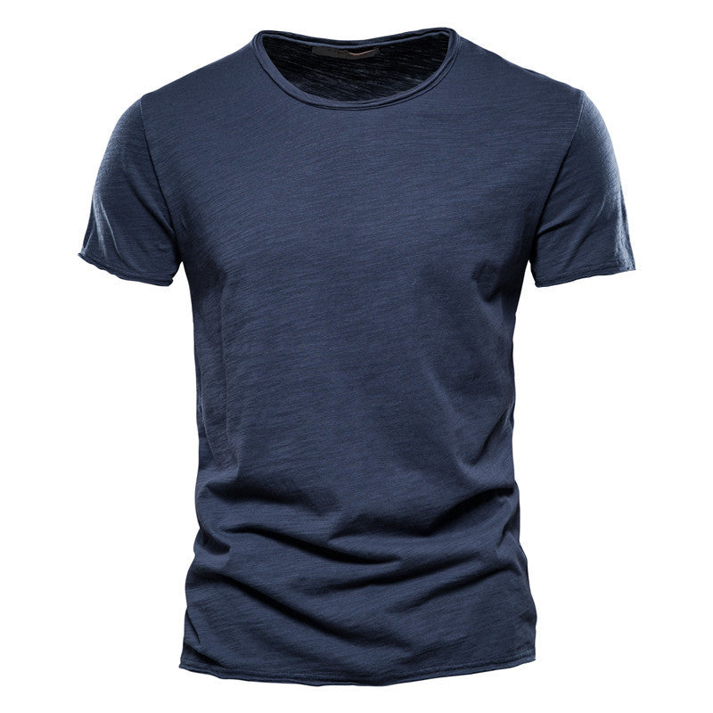 Slim Fit Cotton Short Sleeve T-Shirt