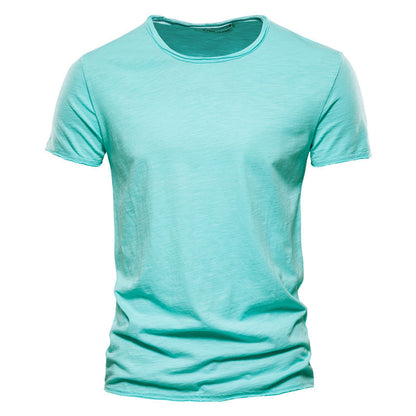 Slim Fit Cotton Short Sleeve T-Shirt