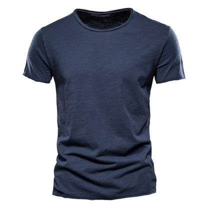 Slim Fit Cotton Short Sleeve T-Shirt