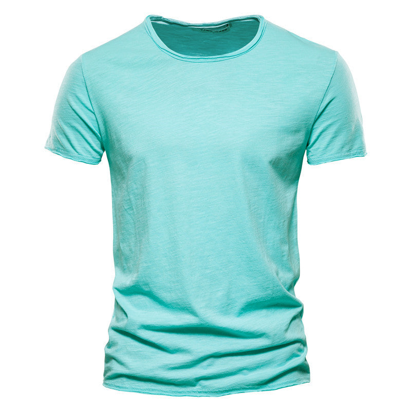 Slim Fit Cotton Short Sleeve T-Shirt