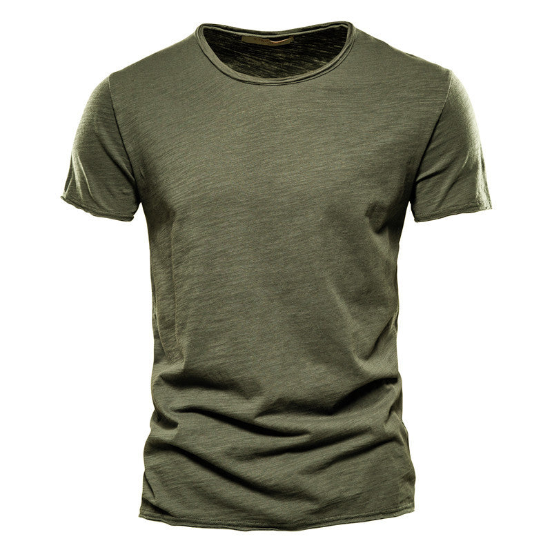 Slim Fit Cotton Short Sleeve T-Shirt