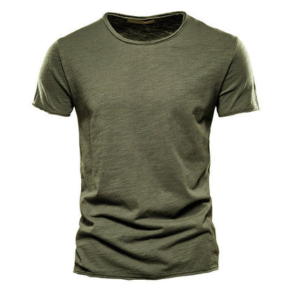Slim Fit Cotton Short Sleeve T-Shirt