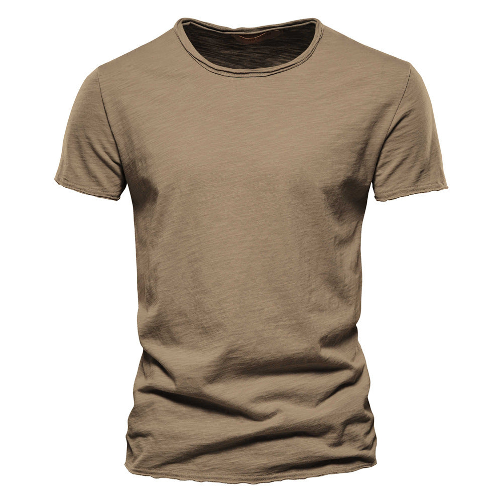 Slim Fit Cotton Short Sleeve T-Shirt