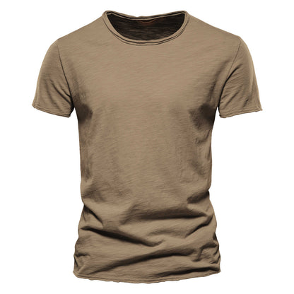Slim Fit Cotton Short Sleeve T-Shirt