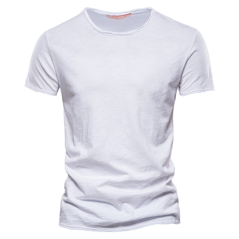 Slim Fit Cotton Short Sleeve T-Shirt