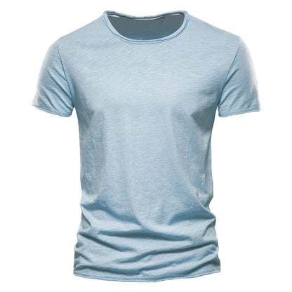 Slim Fit Cotton Short Sleeve T-Shirt