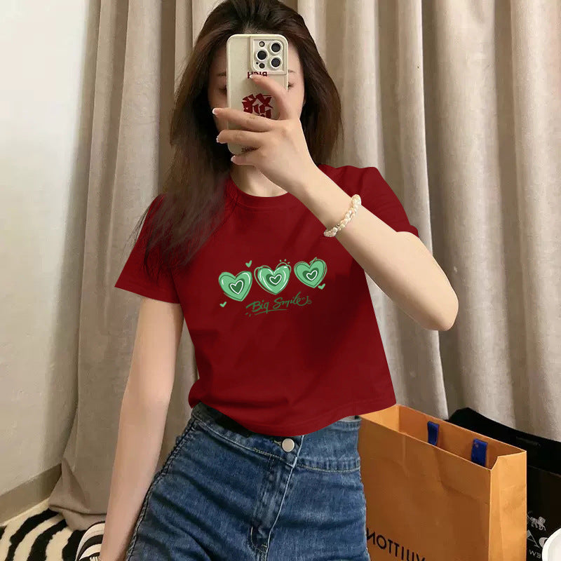 Slim Fit Cotton Short Sleeve T-shirt