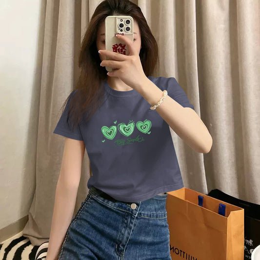 Slim Fit Cotton Short Sleeve T-shirt