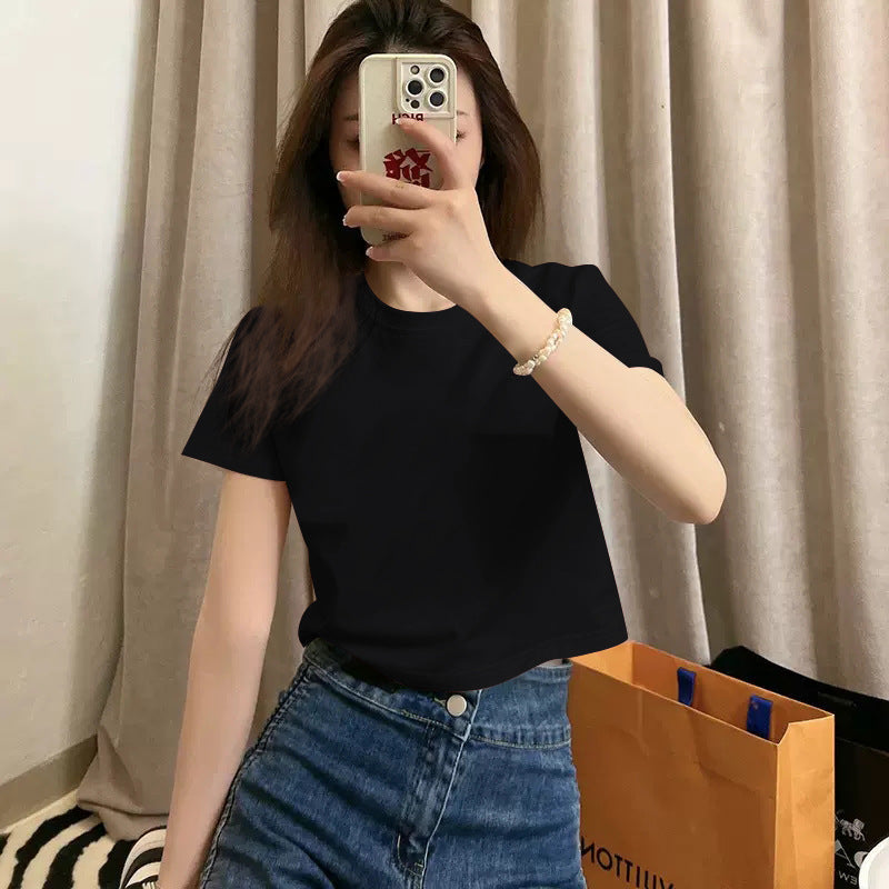 Slim Fit Cotton Short Sleeve T-shirt