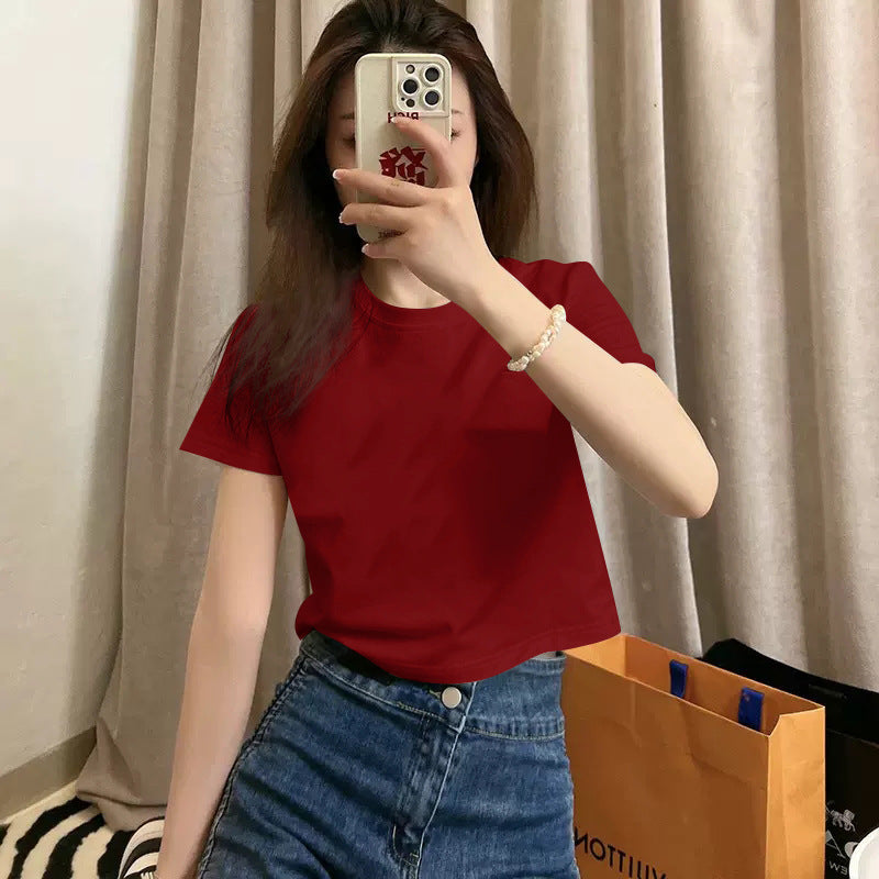 Slim Fit Cotton Short Sleeve T-shirt