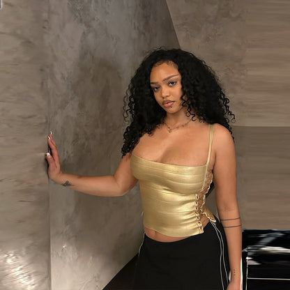 Slim-fit cropped top